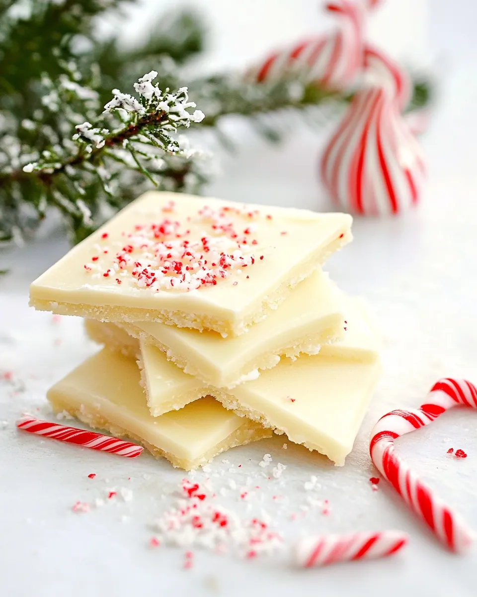 Peppermint Sugar Cookie Bark
