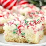 Peppermint Sugar Cookie Bars
