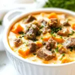 Philly Cheesesteak Soup