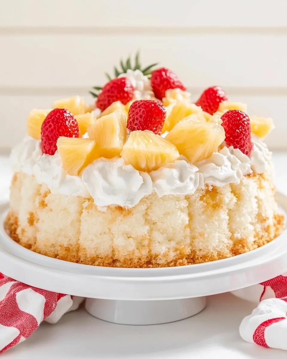 Pineapple Angel Food Cake