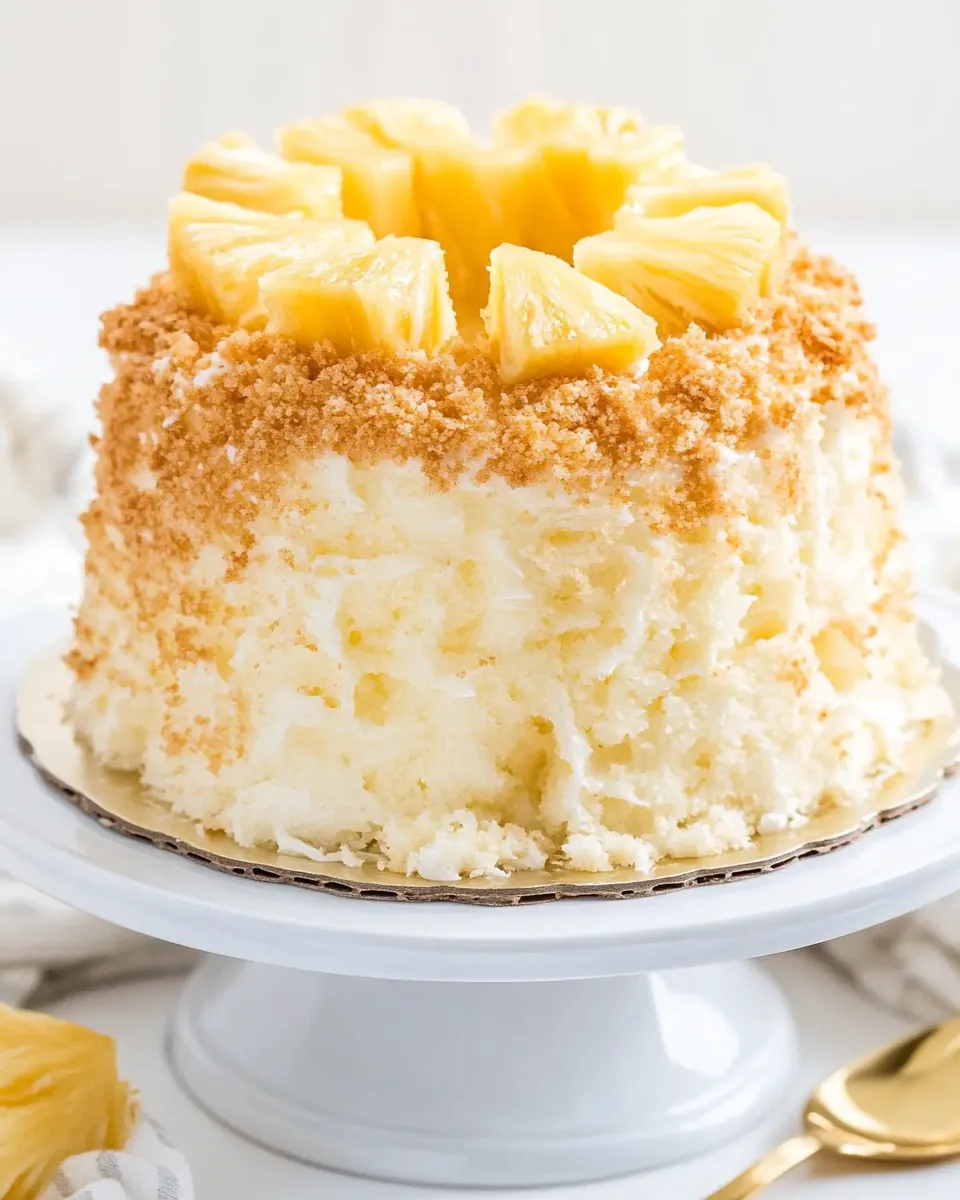Pineapple Angel Food Cake