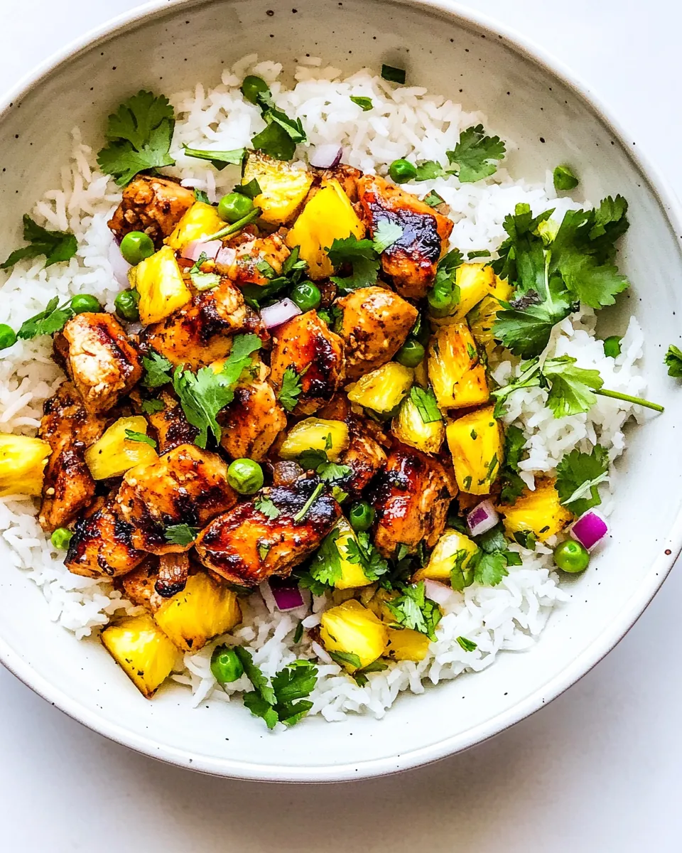 Pineapple Chicken Rice