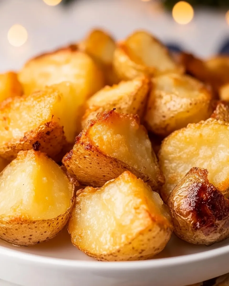 Prepare Ahead Roast Potatoes