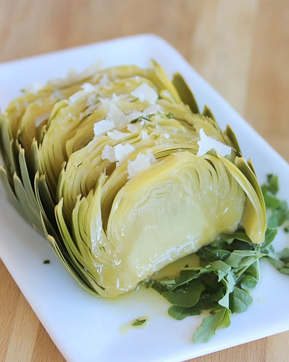 Preparing Raw Artichokes for Salad