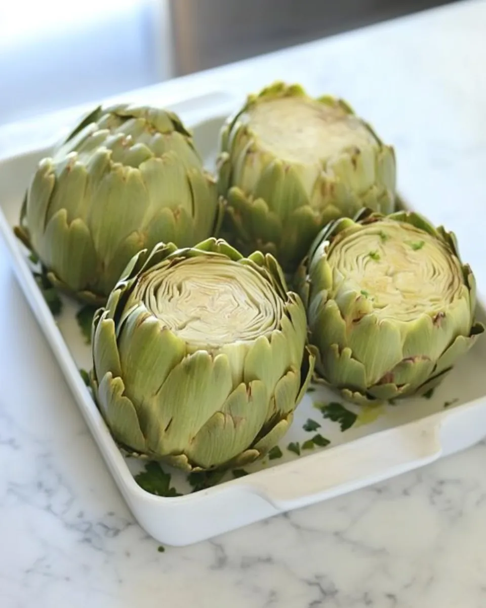 Preparing Raw Artichokes for Salad