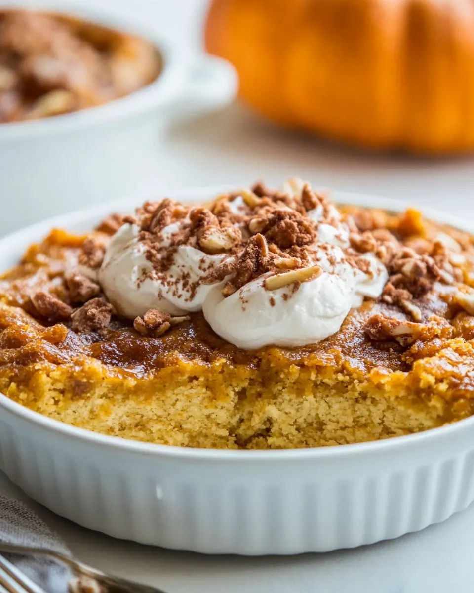 Pumpkin Dump Cake