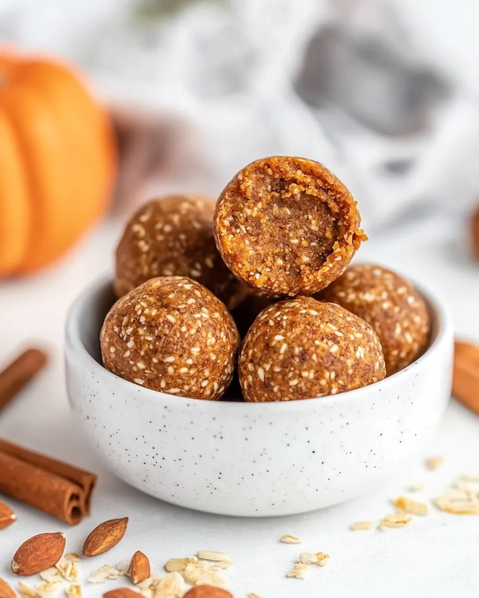 Pumpkin Pie Energy Balls
