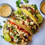 Queso Steak and Elote Tacos