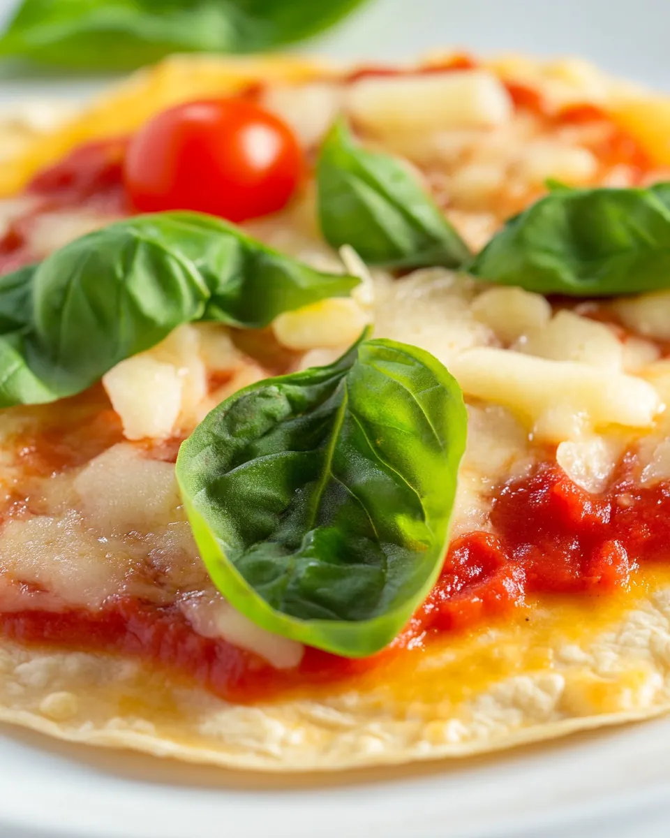 Quick and Easy Tortilla Pizza