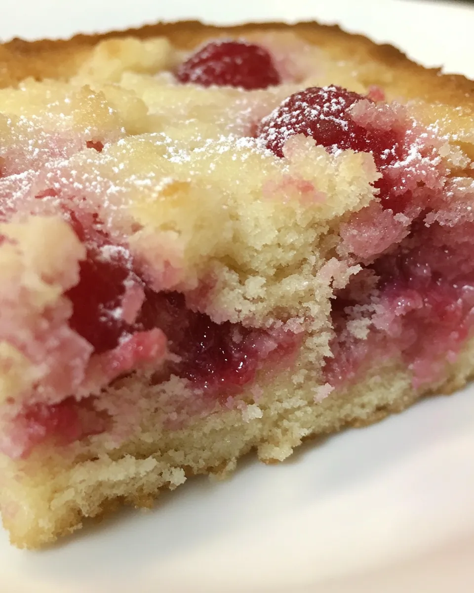 Raspberry Buttermilk Cake