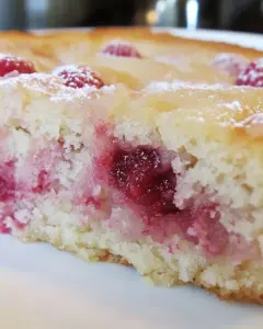 Raspberry Buttermilk Cake
