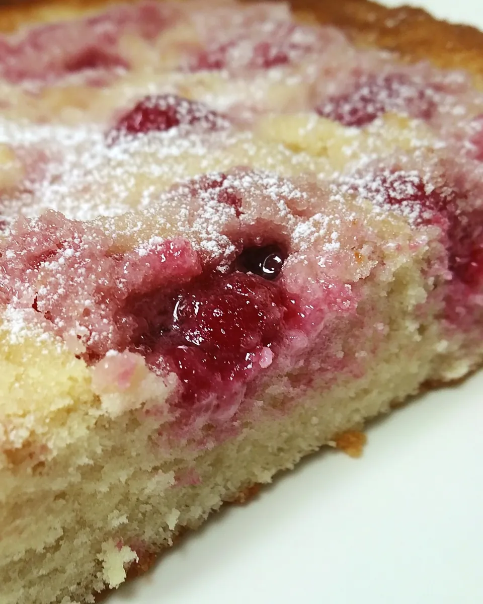Raspberry Buttermilk Cake