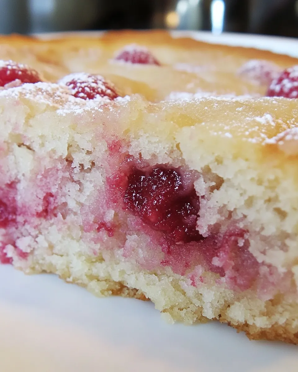 Raspberry Buttermilk Cake
