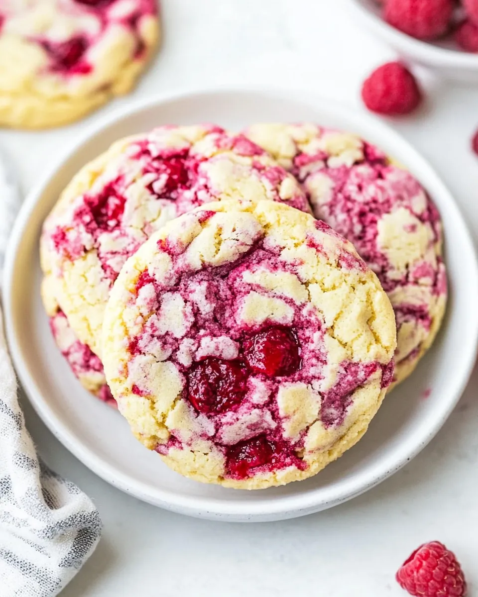 Raspberry Cookies