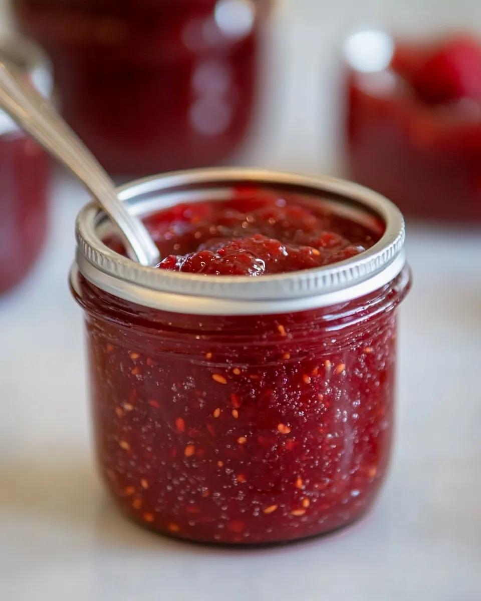 Raspberry Freezer Jam