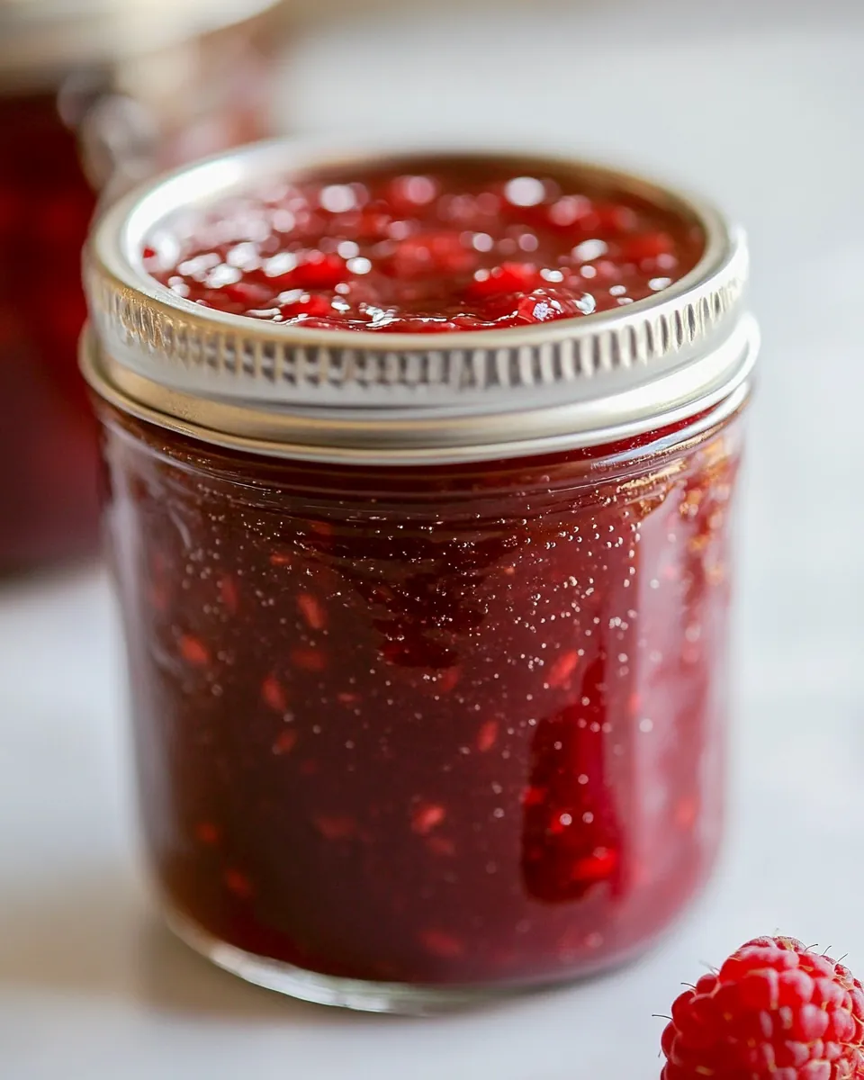Raspberry Freezer Jam