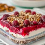 Raspberry Pretzel Salad