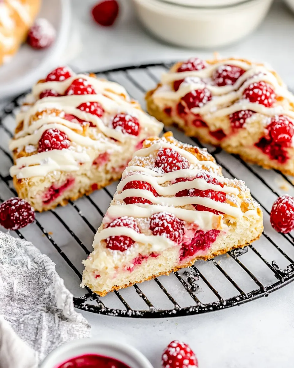 Raspberry Scones