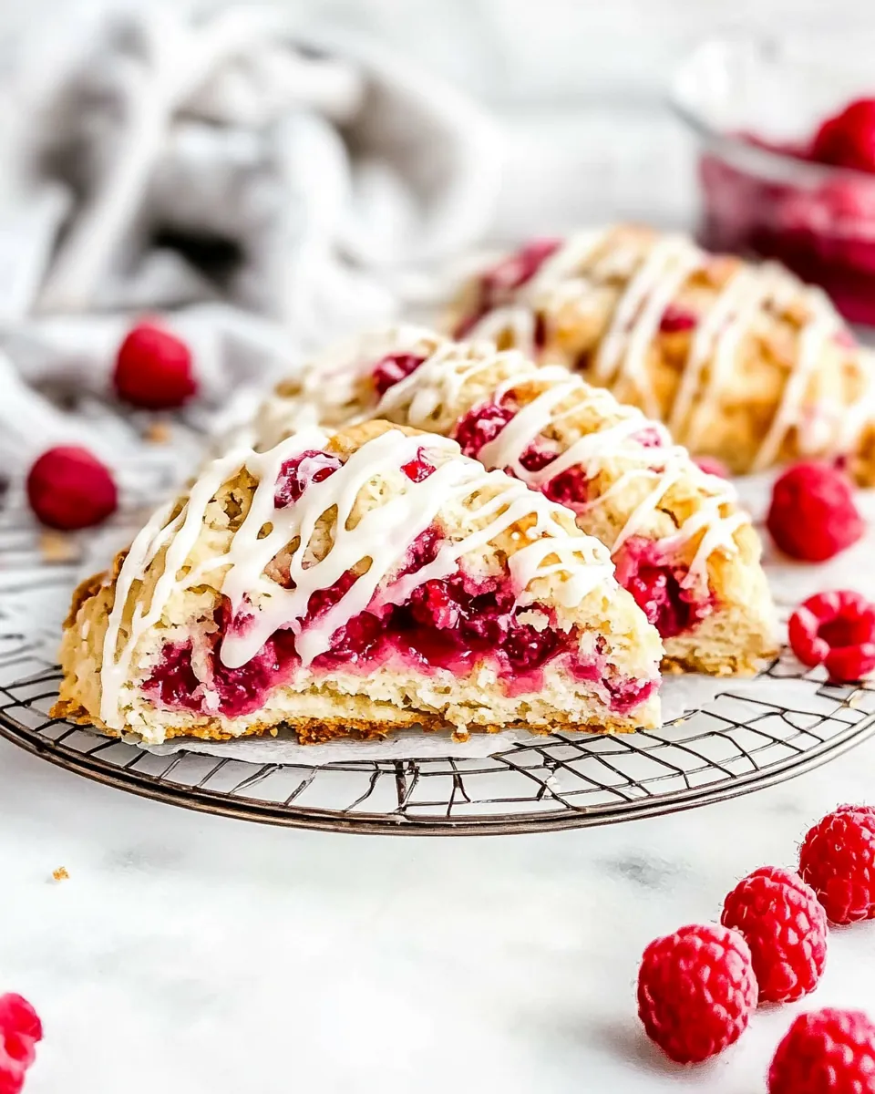 Raspberry Scones
