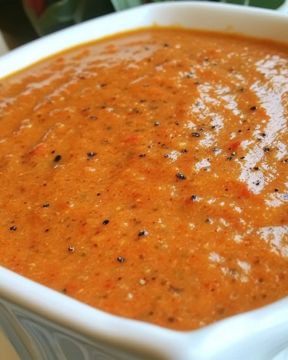 Red Pepper Tomato Sauce