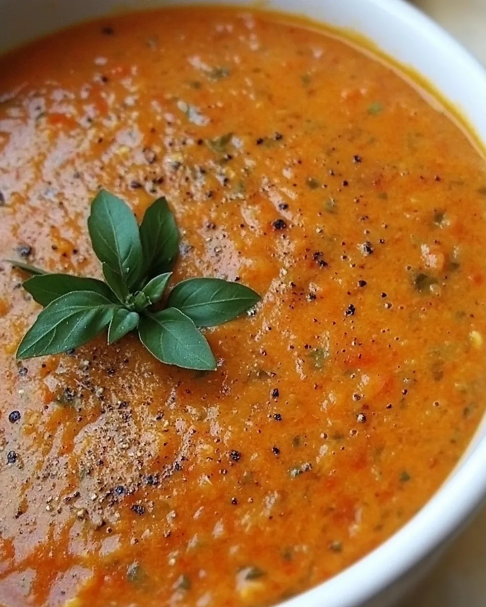 Red Pepper Tomato Sauce