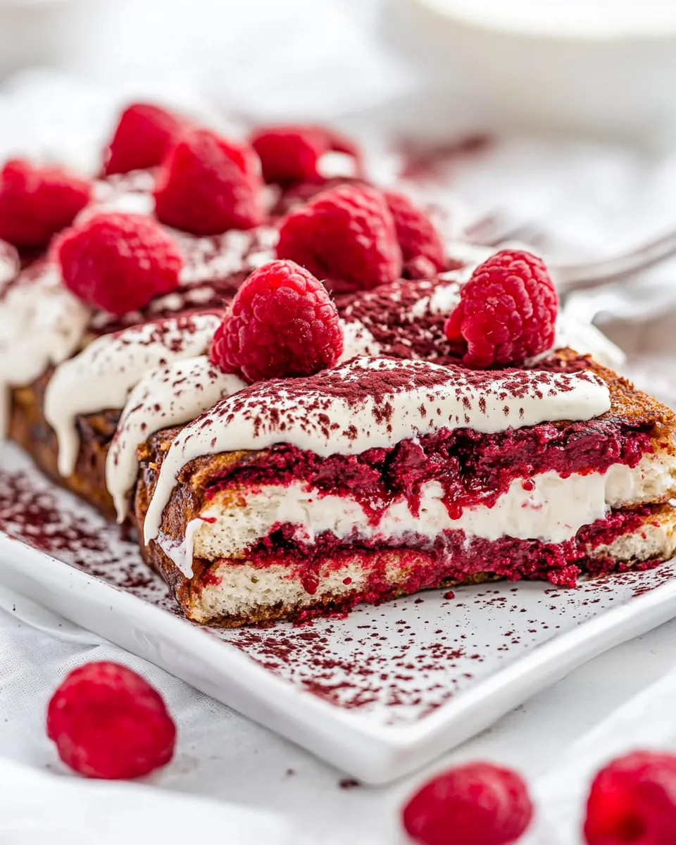 Red Velvet French Toast