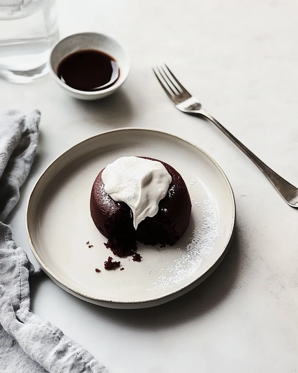 Red Velvet Lava Cakes