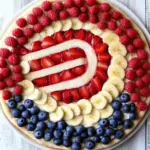 Red White Blue Fruit Pizza