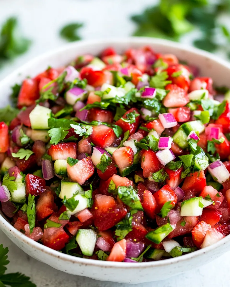 Refreshing Strawberry Salsa