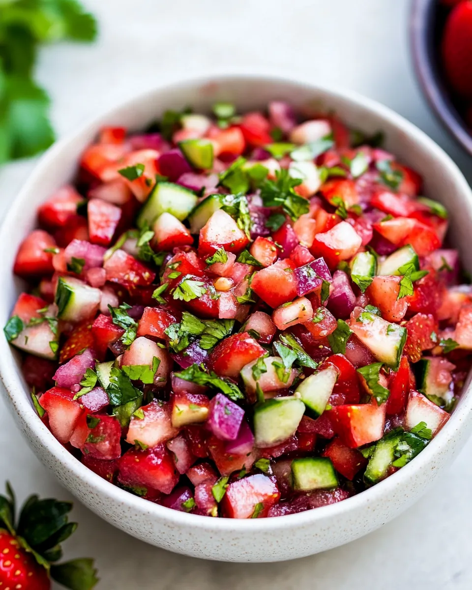 Refreshing Strawberry Salsa