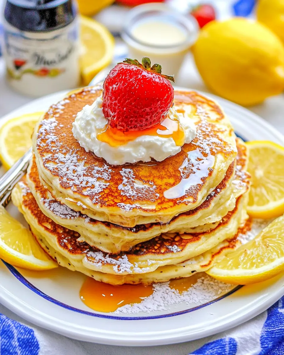 Ricotta Lemon Pancakes