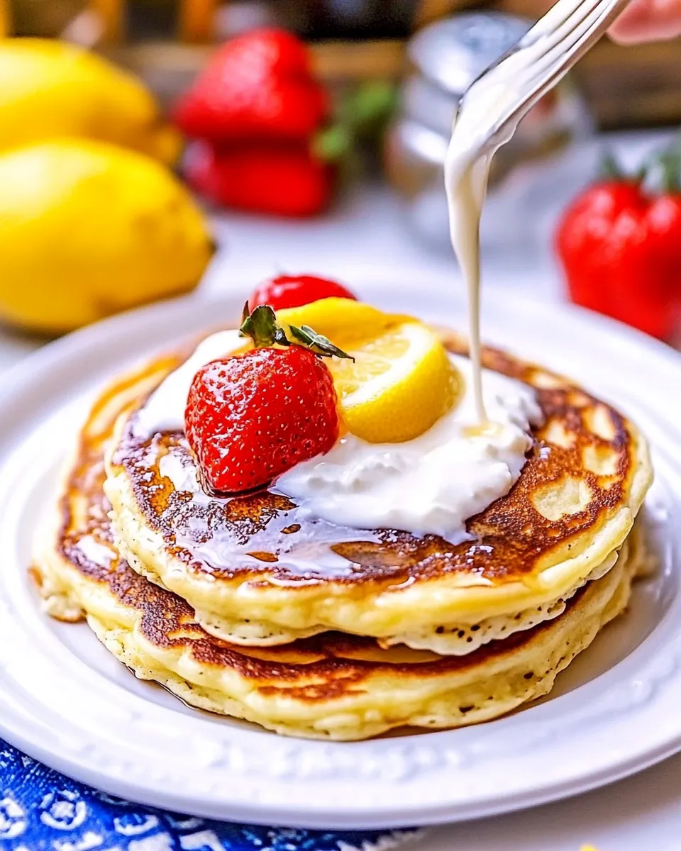 Ricotta Lemon Pancakes