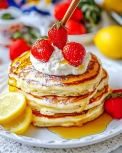 Ricotta Lemon Pancakes