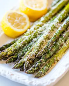 Roasted Asparagus with Parmesan Lemon