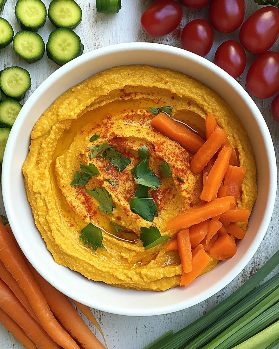 Roasted Carrot Hummus