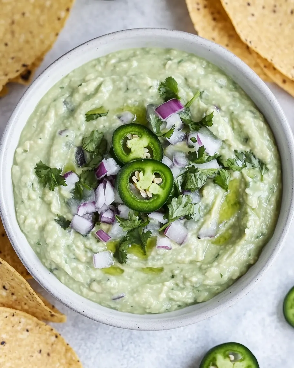 Roasted Jalapeño Guacamole Salsa