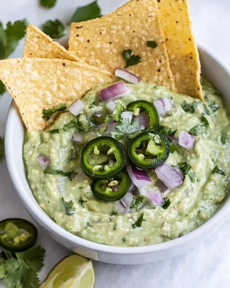 Roasted Jalapeño Guacamole Salsa