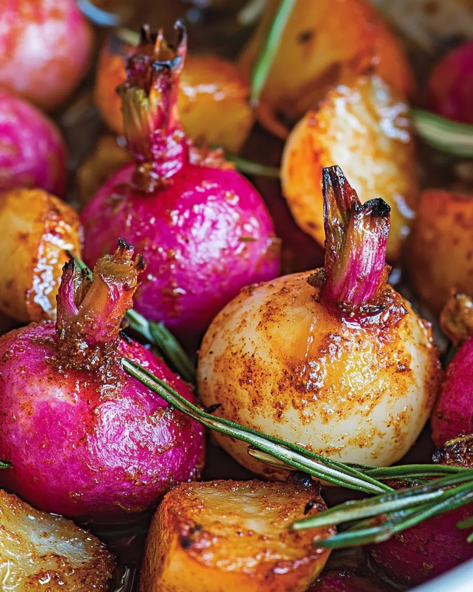 Roasted Spiced Radishes