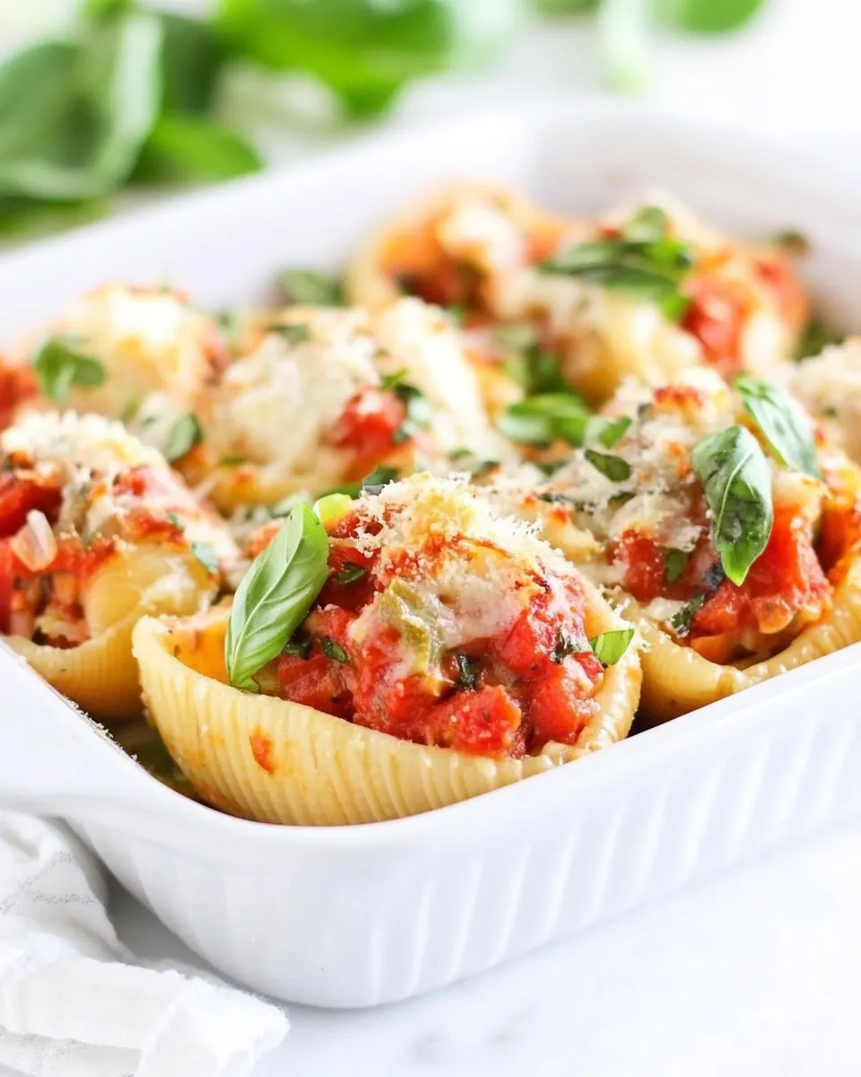 Roasted Vegetable Stuffed Shells