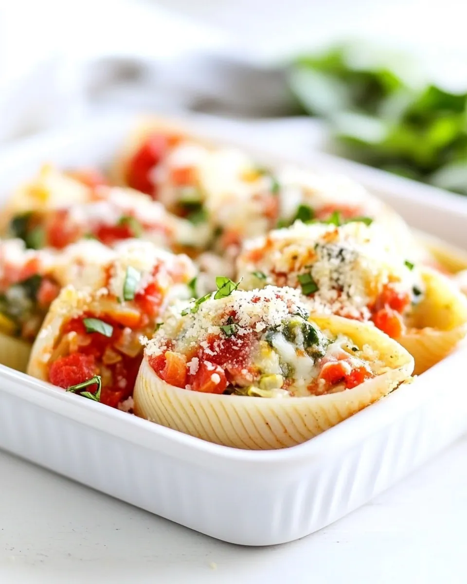 Roasted Vegetable Stuffed Shells