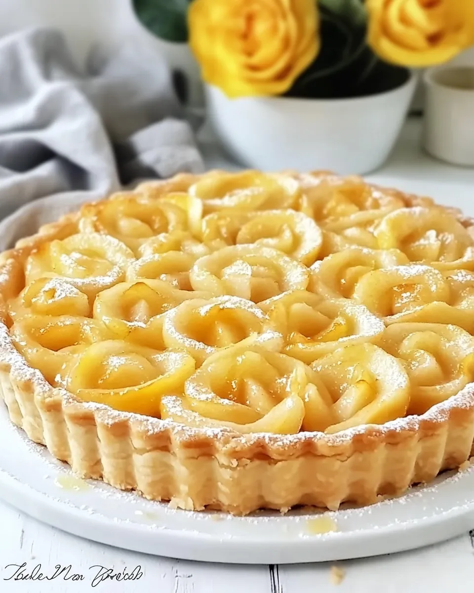 Rosette Apple Tart