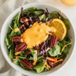 Salad with Citrus Vinaigrette and Sugared Pecans
