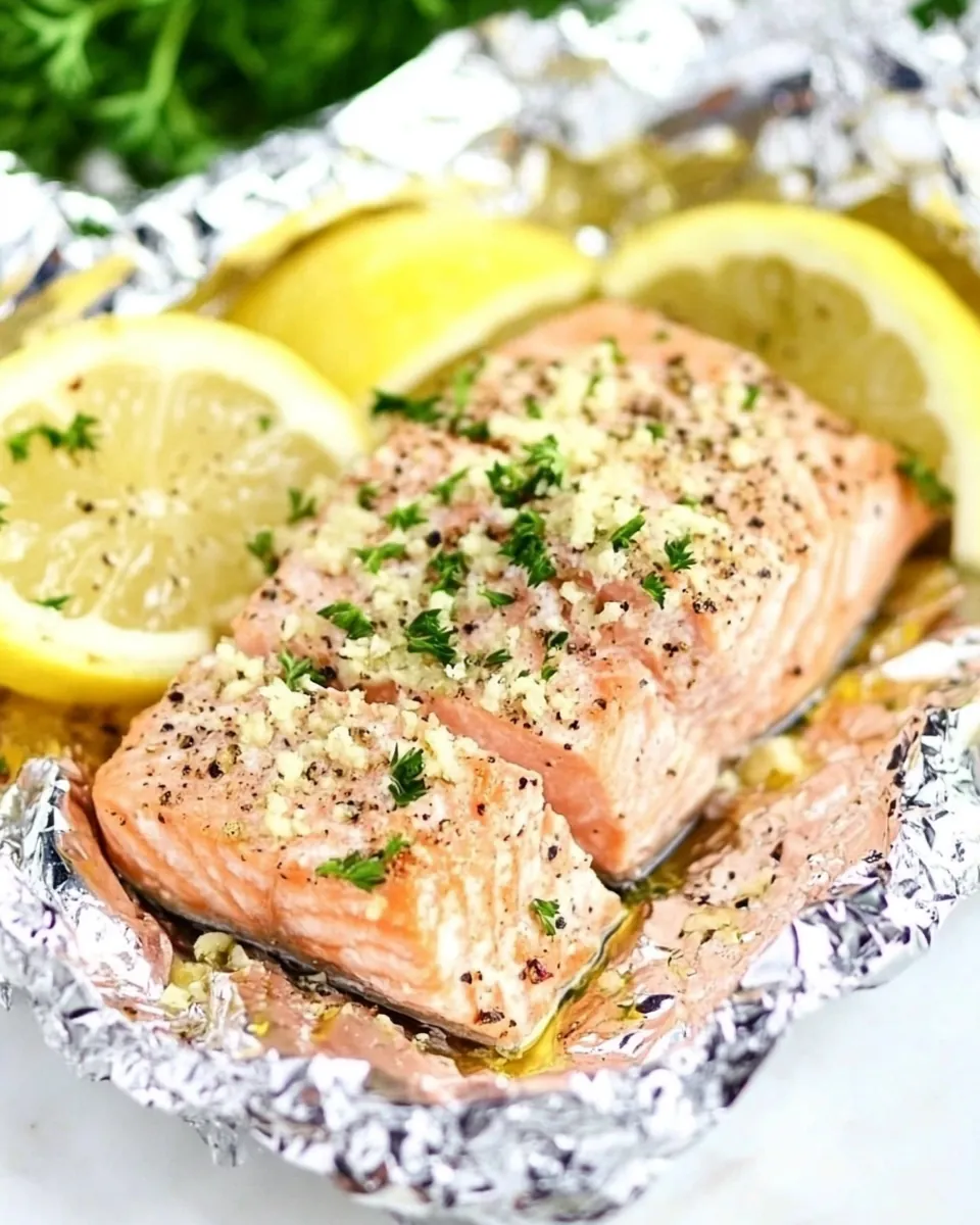 Salmon Foil Packets