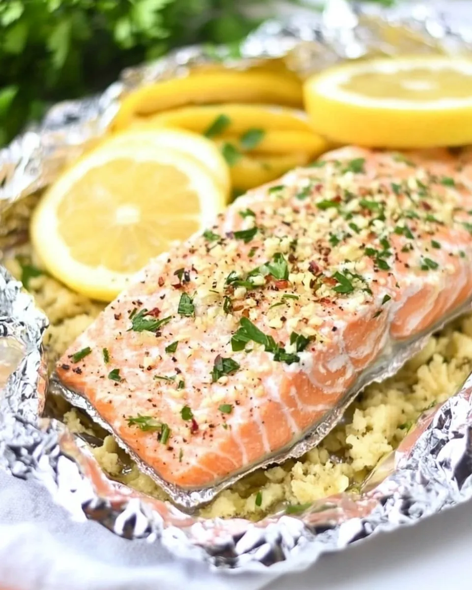 Salmon Foil Packets