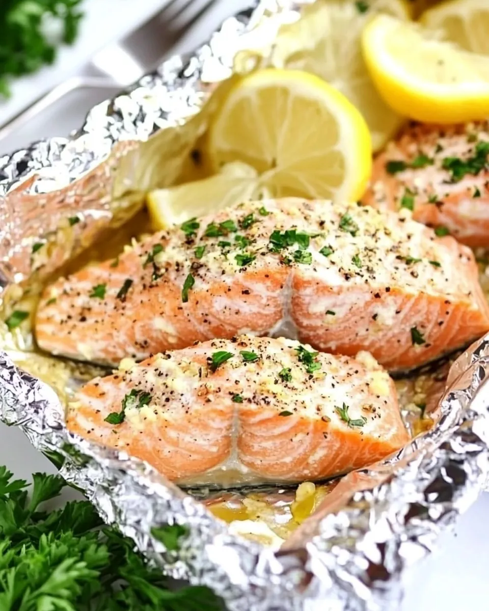 Salmon Foil Packets