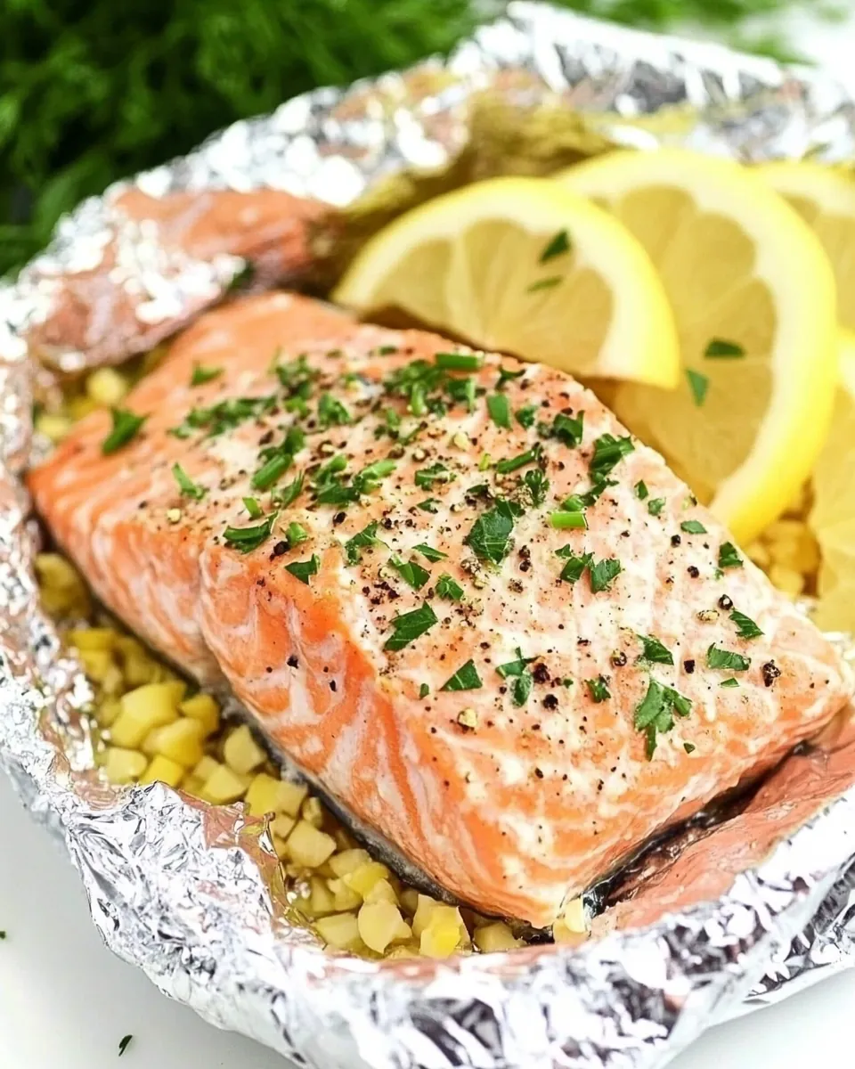 Salmon Foil Packets
