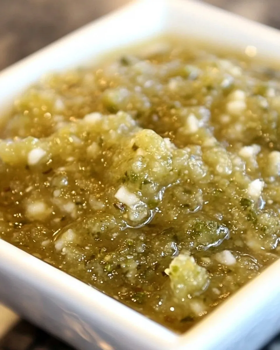 Salsa Verde with Hatch Chiles