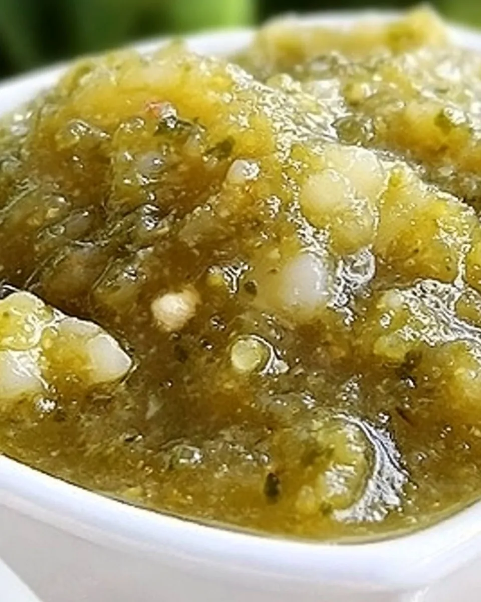 Salsa Verde with Hatch Chiles
