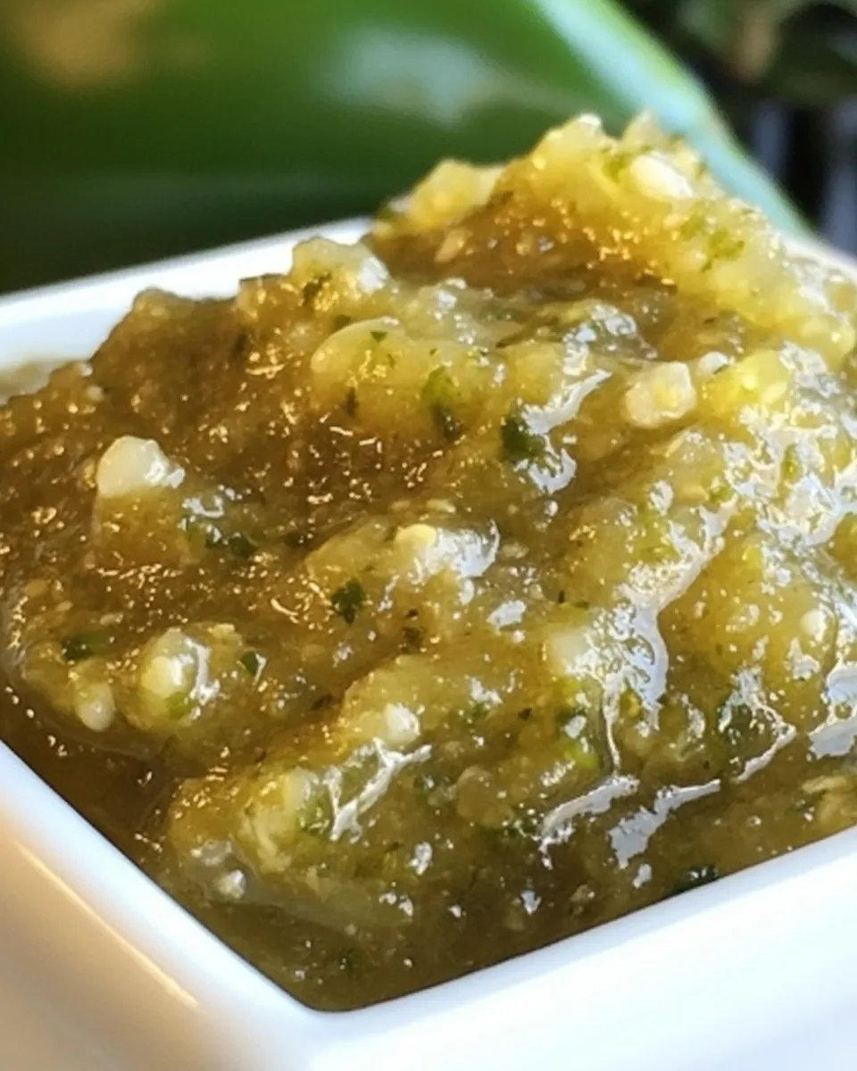 Salsa Verde with Hatch Chiles