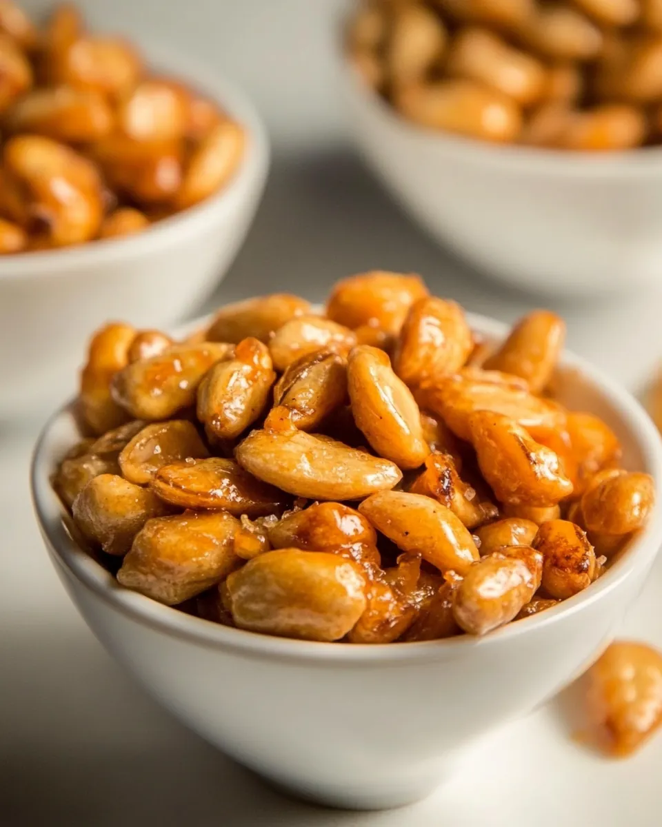 Salt Roasted Candied Peanuts
